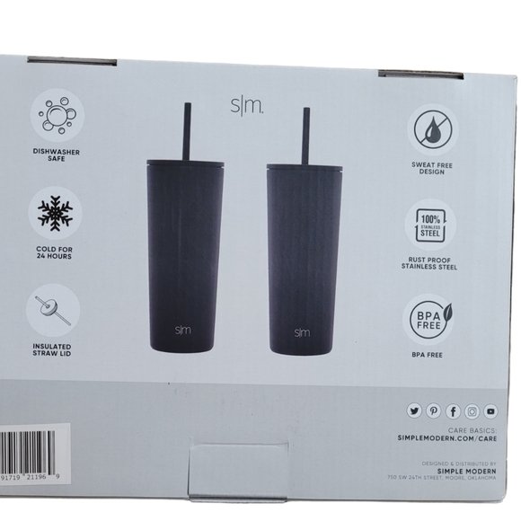 Simple Modern Insulated Tumblers 24oz - Picture 2 of 6